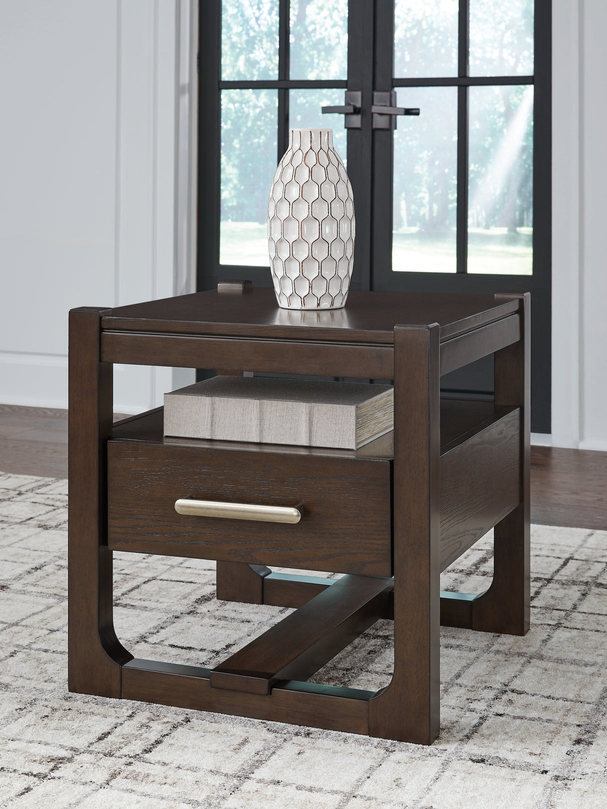 Breckington Dark Brown End Table from Ashley Furniture - Luna Furniture