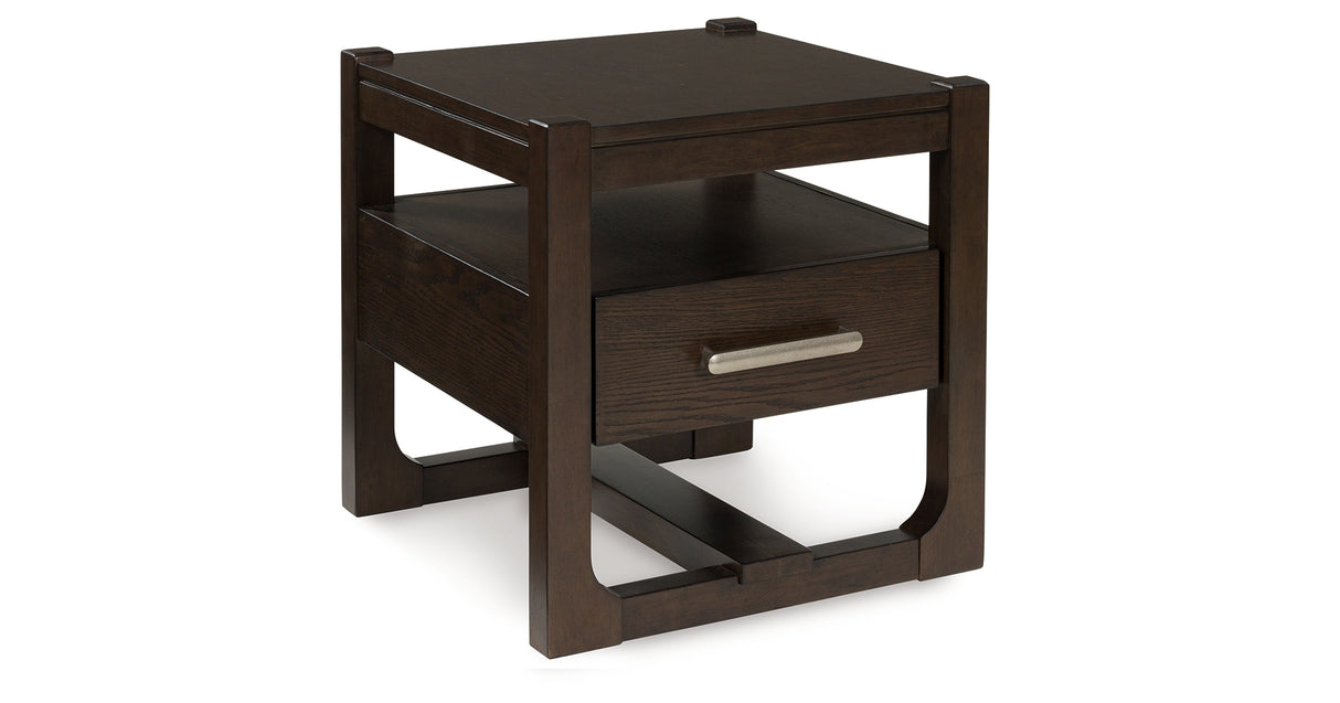 Breckington Dark Brown End Table from Ashley Furniture - Luna Furniture