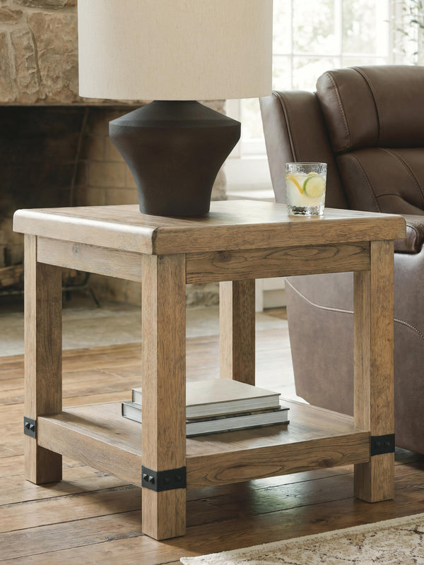 Ridgester Light Brown End Table