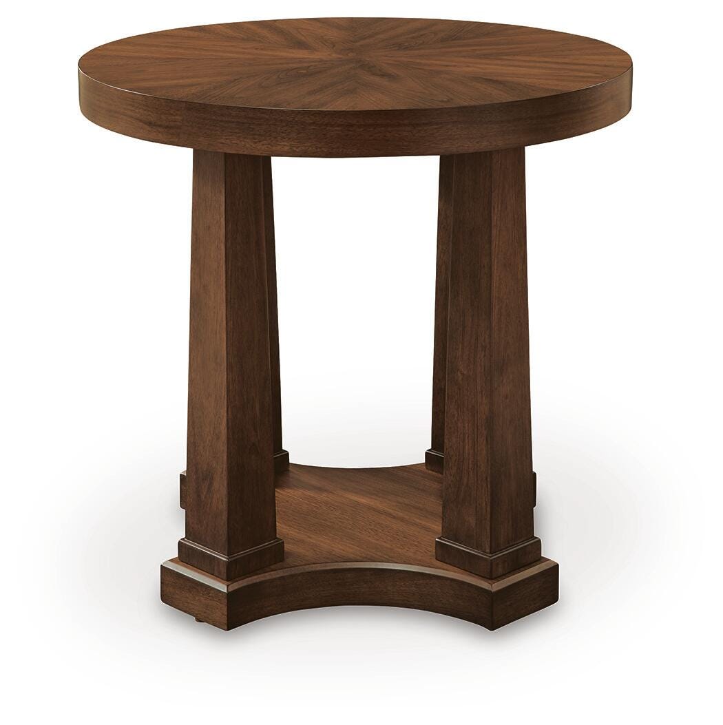 Rustic Plains Warm Brown Square End Table from Ashley - Luna Furniture