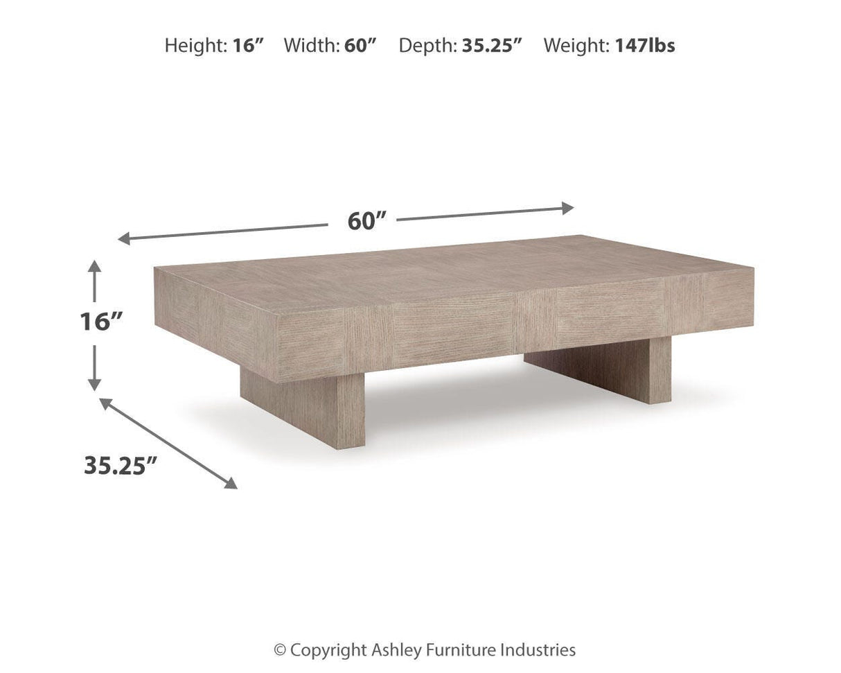 Jorlaina Light Grayish Brown Coffee Table and 2 End Tables from Ashley Furniture - Luna Furniture