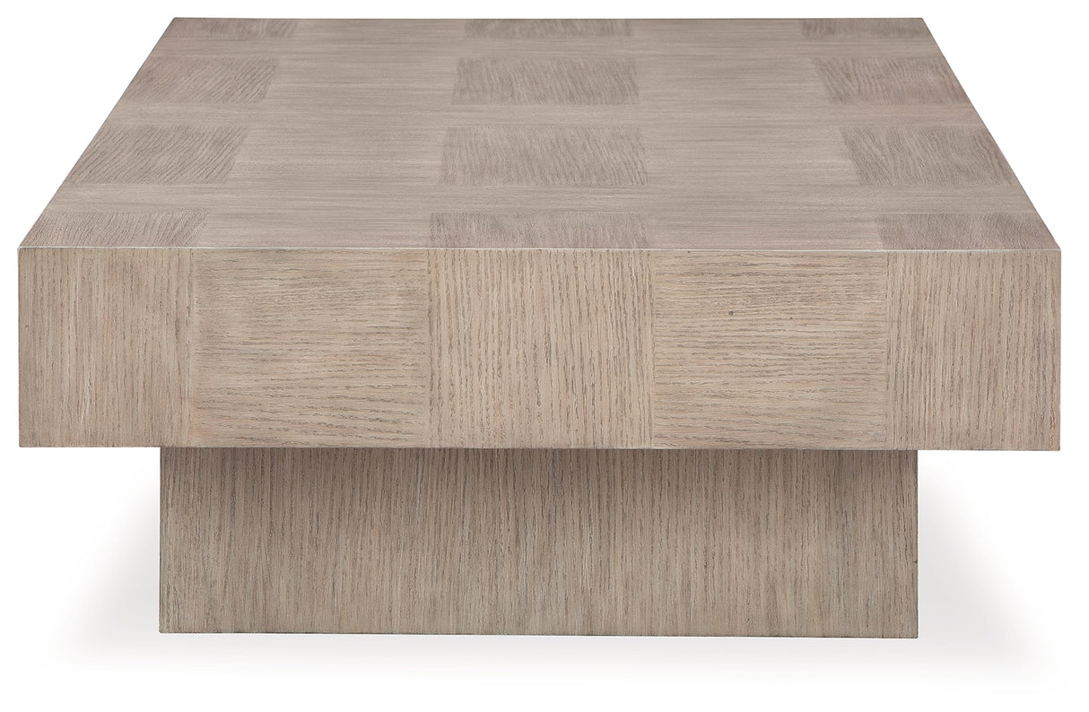 Jorlaina Light Grayish Brown Coffee Table and 2 End Tables from Ashley - Luna Furniture