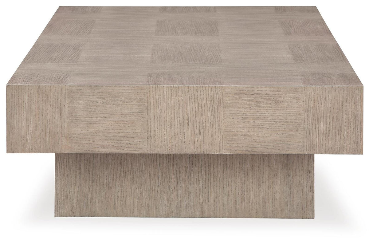 Jorlaina Light Grayish Brown Coffee Table and 2 End Tables from Ashley Furniture - Luna Furniture