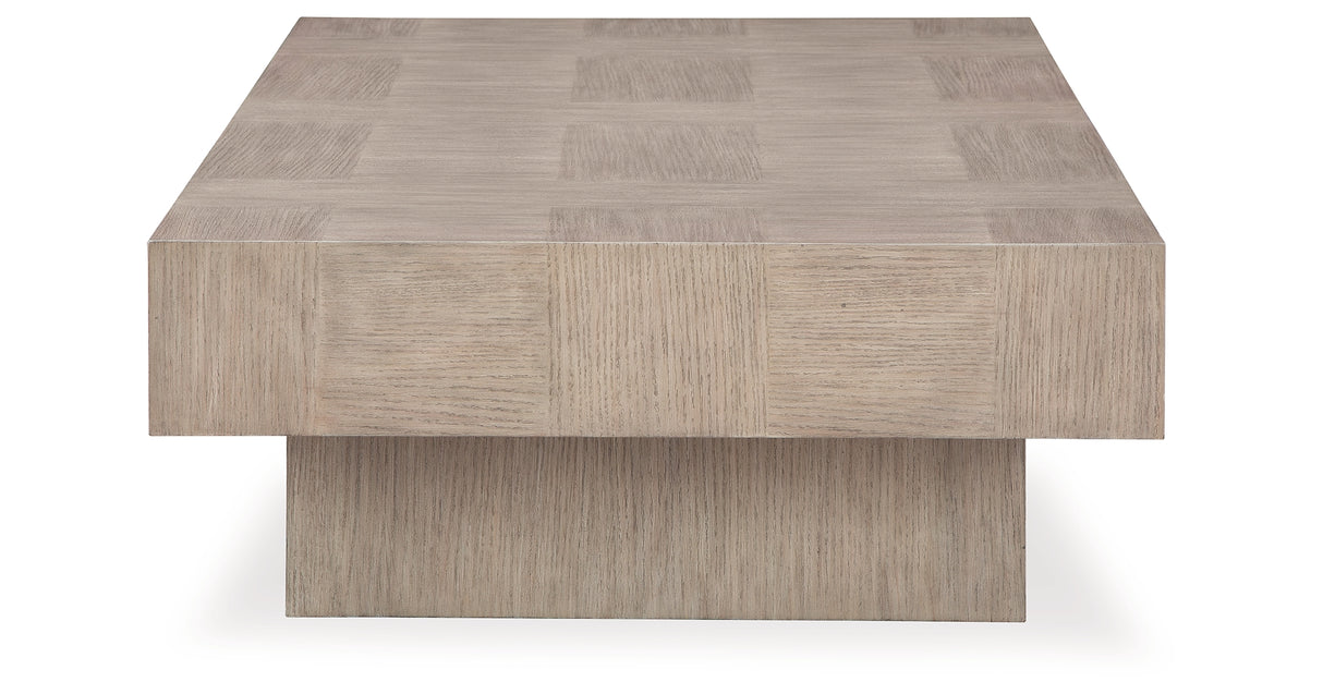 Jorlaina Light Grayish Brown Coffee Table and 2 End Tables from Ashley Furniture - Luna Furniture