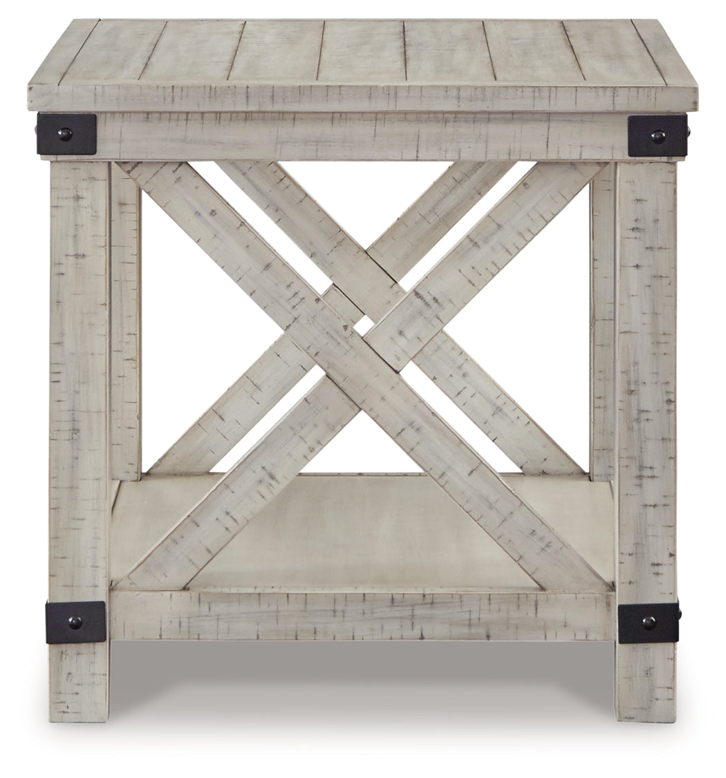 Carynhurst Whitewash End Table from Ashley - Luna Furniture