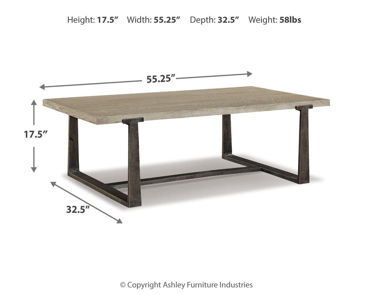 Dalenville Gray Coffee Table