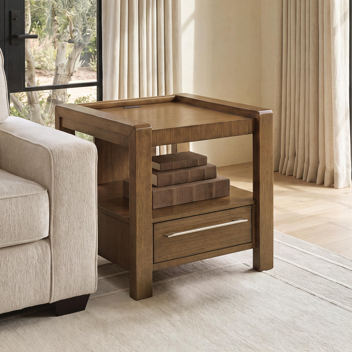Marxmore Brown Square End Table from Ashley - Luna Furniture