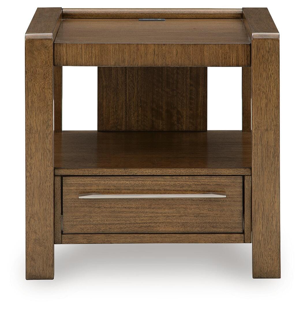 Marxmore Brown Square End Table from Ashley - Luna Furniture