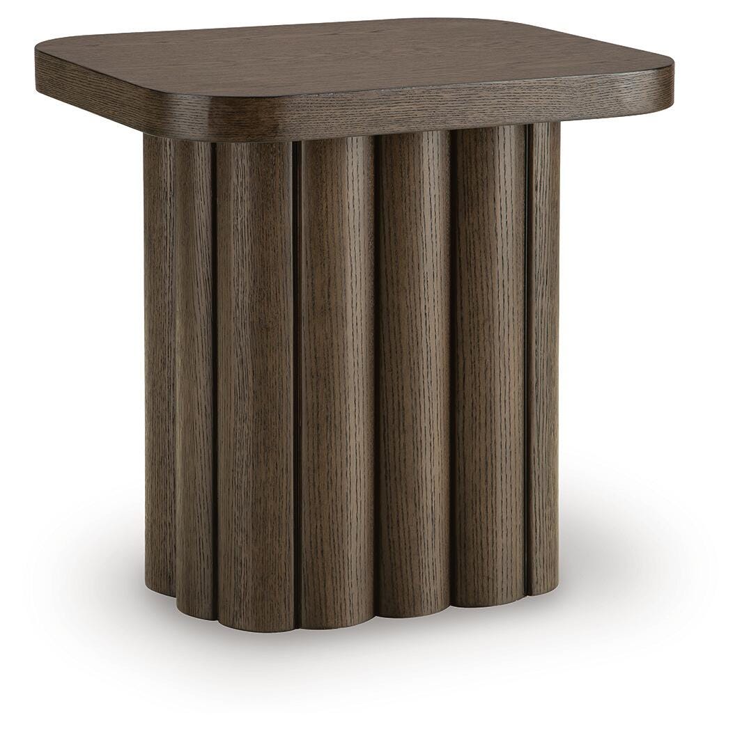 Darimore Burnished Brown Rectangular End Table from Ashley - Luna Furniture