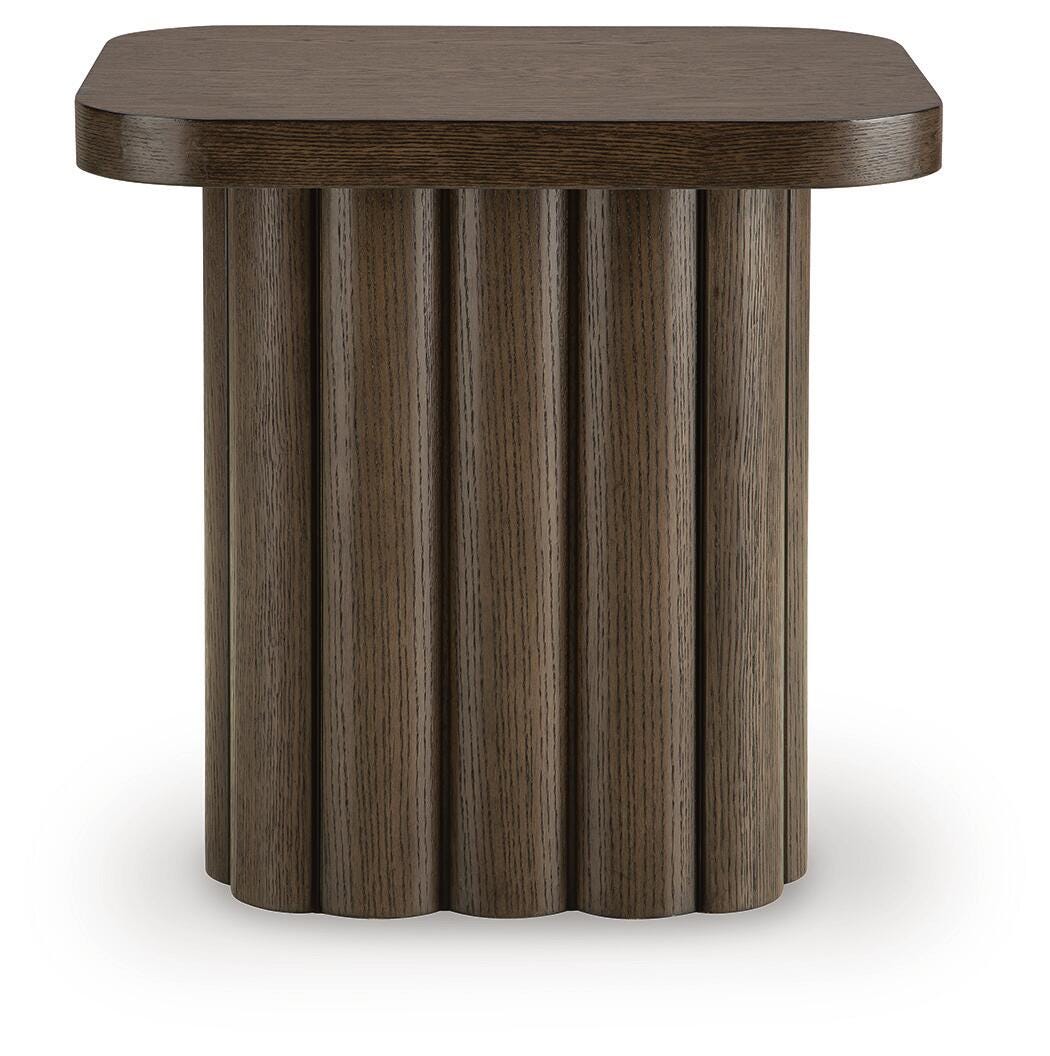 Darimore Burnished Brown Rectangular End Table from Ashley - Luna Furniture