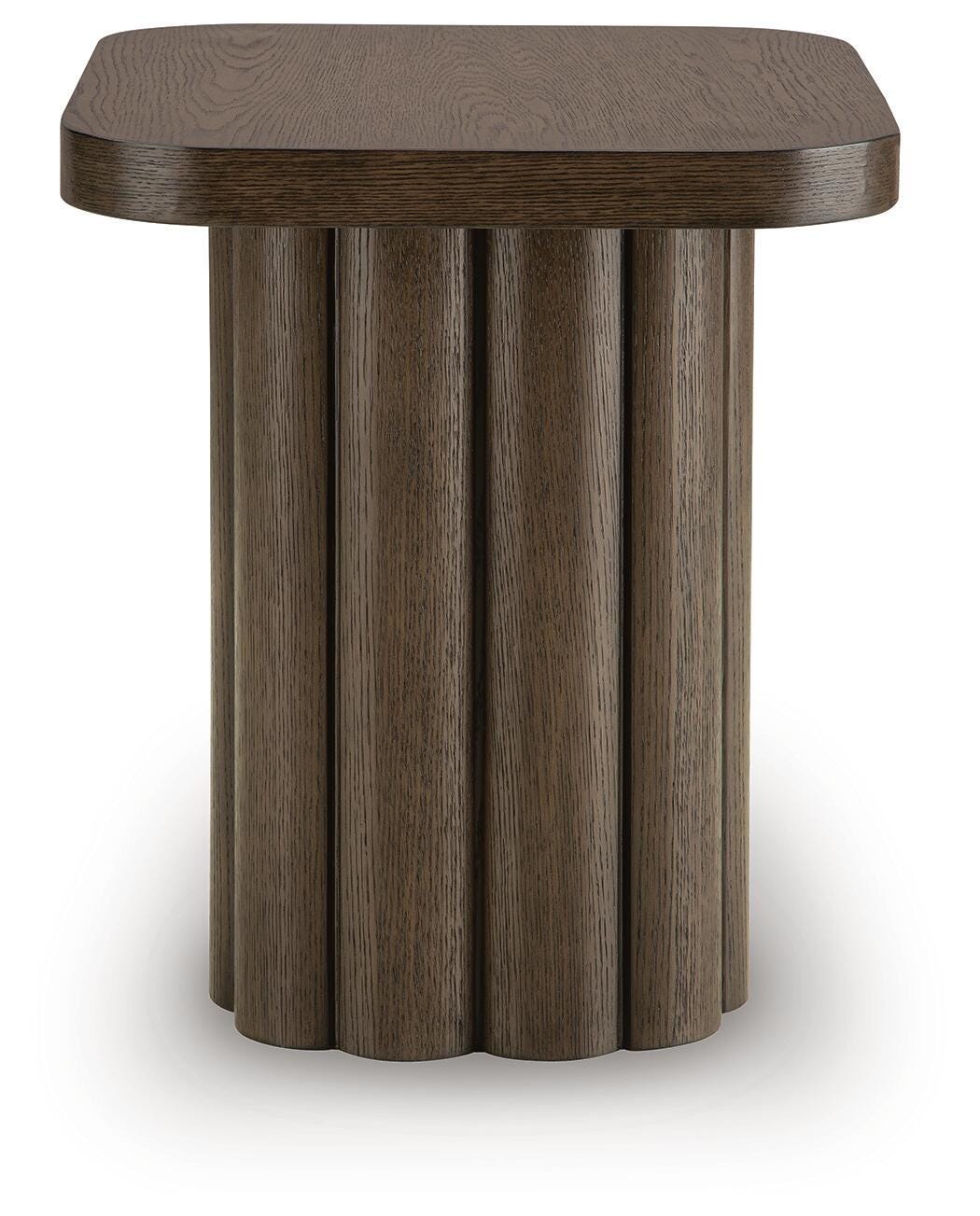 Darimore Burnished Brown Rectangular End Table from Ashley - Luna Furniture