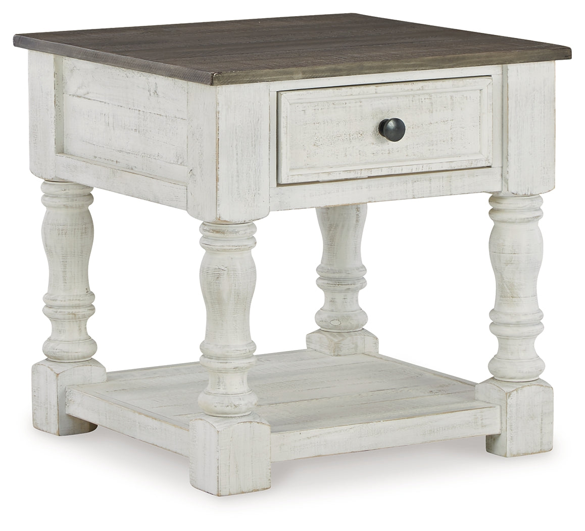 Havalance White/Gray Lift Top Coffee Table and 2 End Tables from Ashley - Luna Furniture