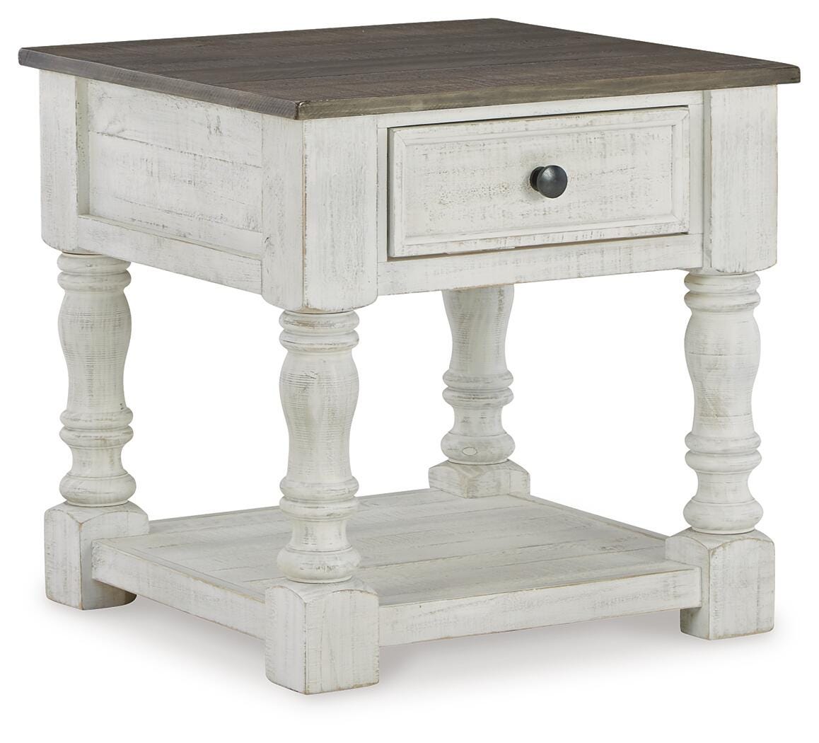 Havalance White/Gray Lift Top Coffee Table and 2 End Tables from Ashley Furniture - Luna Furniture