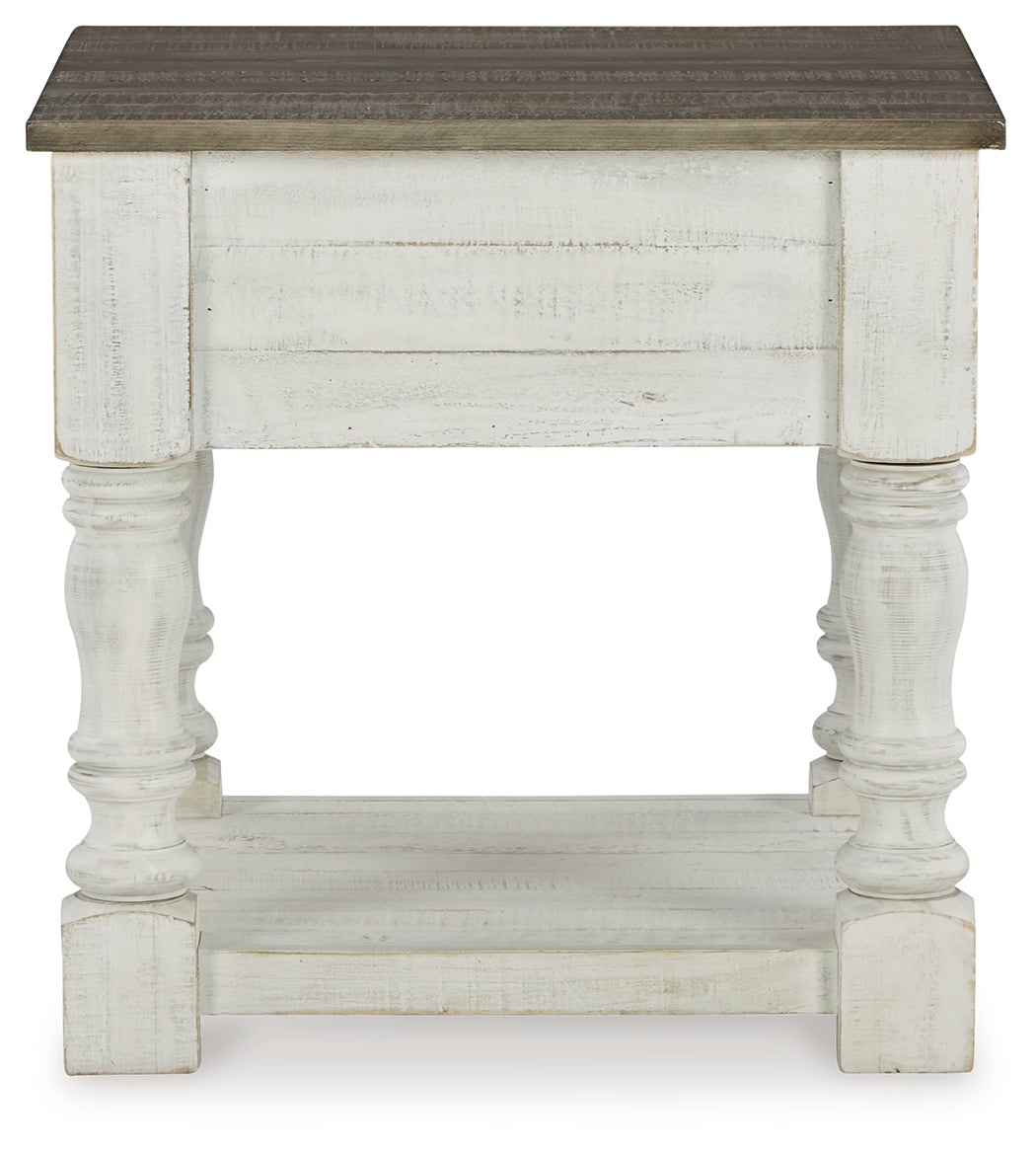Havalance White/Gray Lift Top Coffee Table and 2 End Tables from Ashley - Luna Furniture