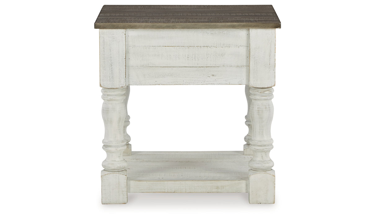 Havalance White/Gray End Table from Ashley - Luna Furniture