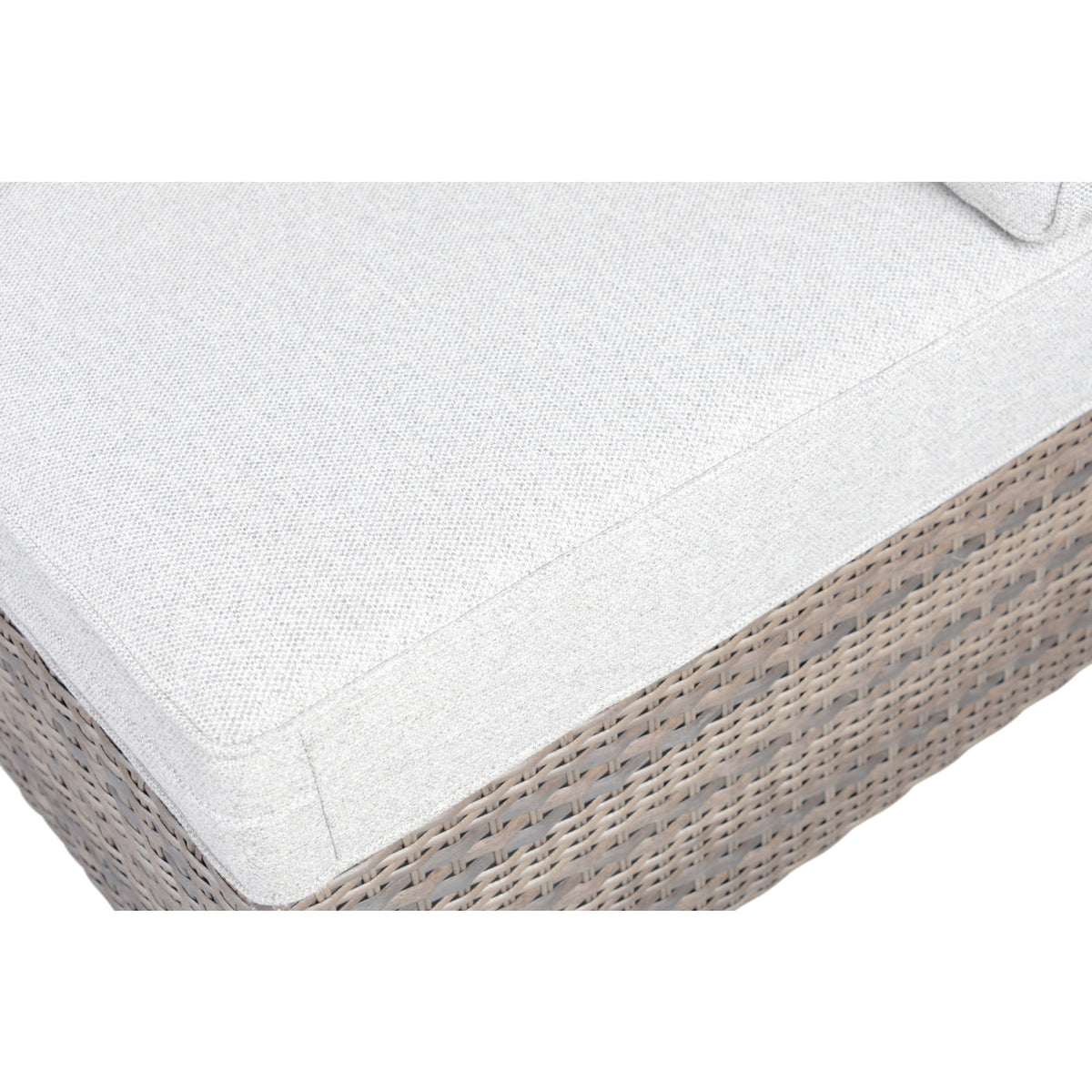 Tamyra Resin Wicker Side Table & Ottoman from Steve Silver - Luna Furniture