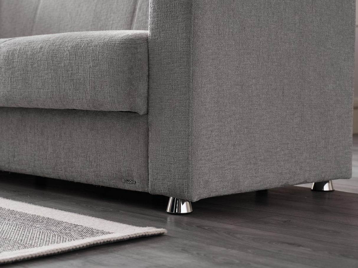 Tokyo 3 Seat Sleeper (kamer Gray) from Bellona - Luna Furniture