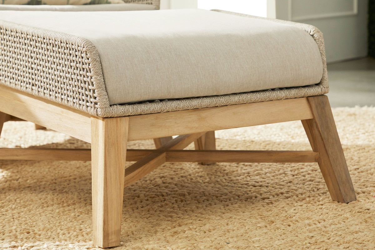 Tapestry Outdoor Footstool from Essentials For Living - Luna Furniture