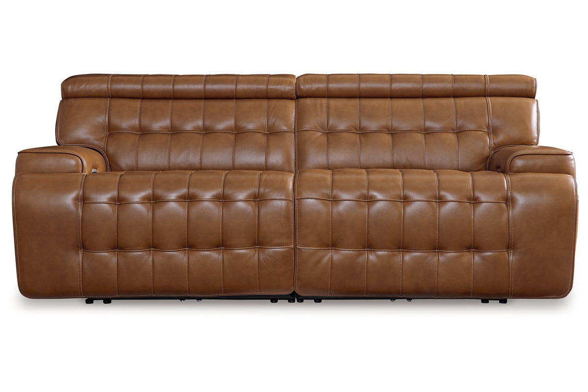 Temmpton Chocolate Power Reclining Living Room Set from Ashley - Luna Furniture