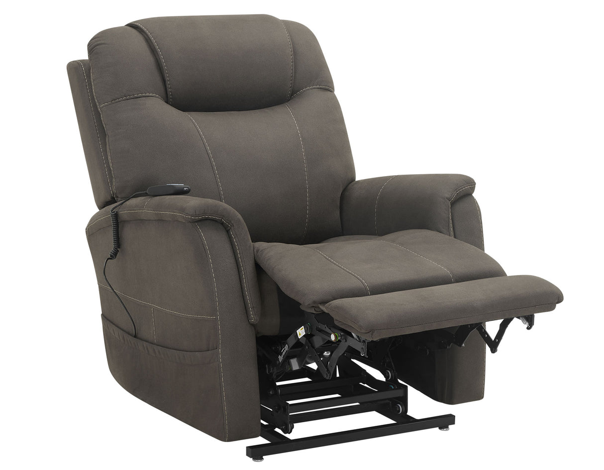 Thames Walnut Power Lift Chair with Power Headrest from Steve Silver - Luna Furniture