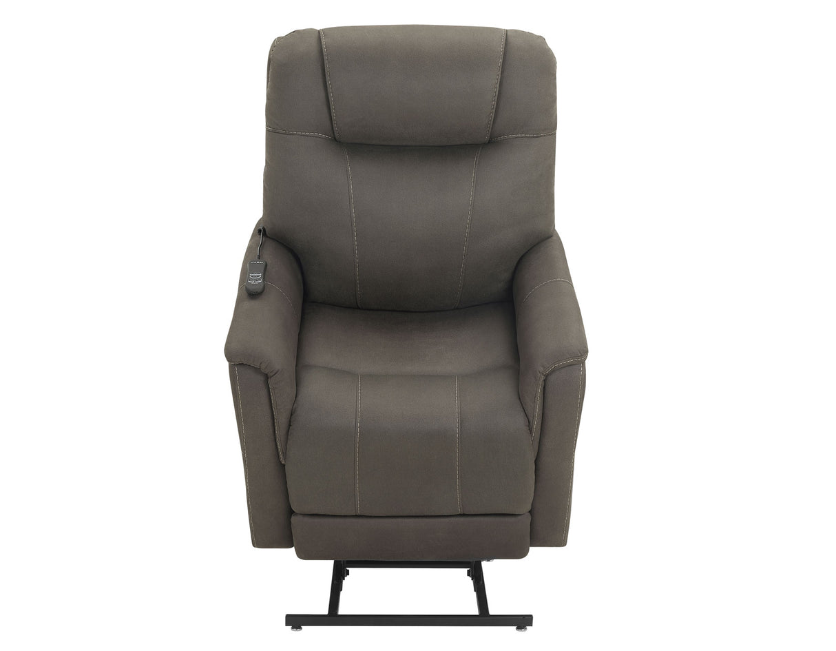 Thames Walnut Power Lift Chair with Power Headrest from Steve Silver - Luna Furniture