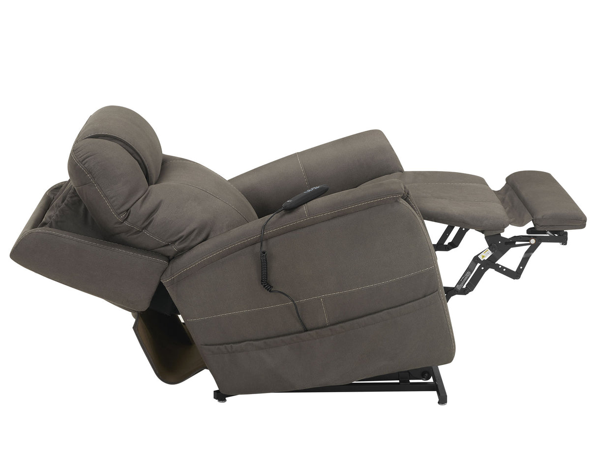 Thames Walnut Power Lift Chair with Power Headrest from Steve Silver - Luna Furniture