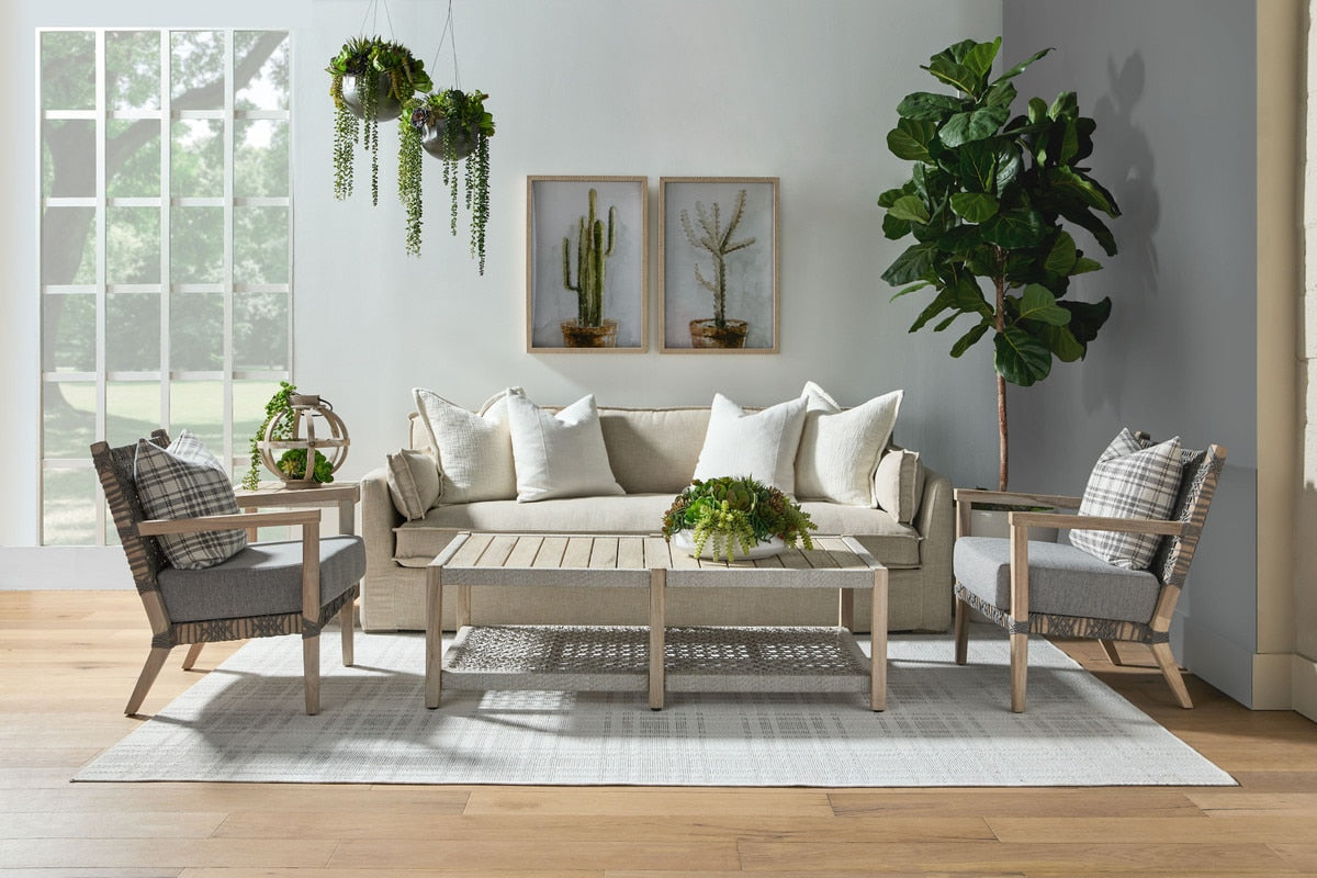 Thea Outdoor 90" Taper Arm Slipcover Sofa from Essentials For Living - Luna Furniture