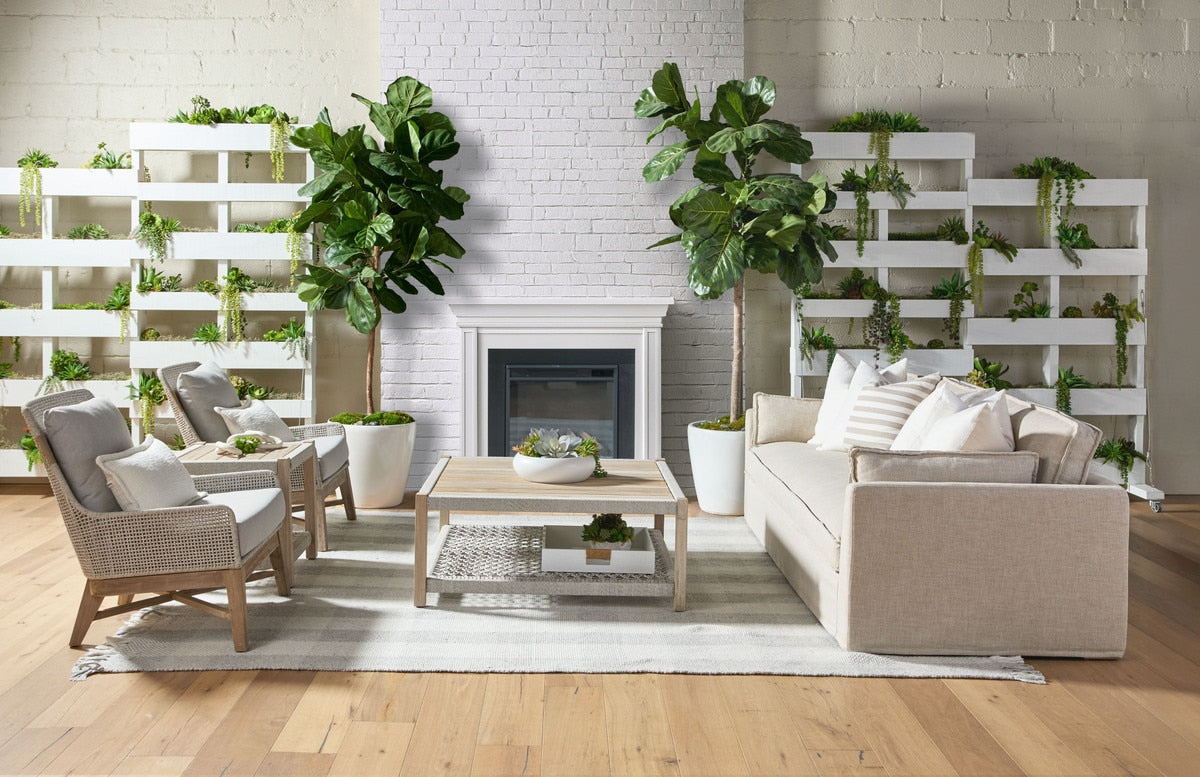 Thea Outdoor 90" Taper Arm Slipcover Sofa from Essentials For Living - Luna Furniture