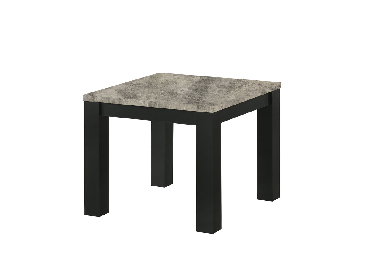 Theo Concrete/Black 3-Piece Cocktail Set from Crown Mark - Luna Furniture