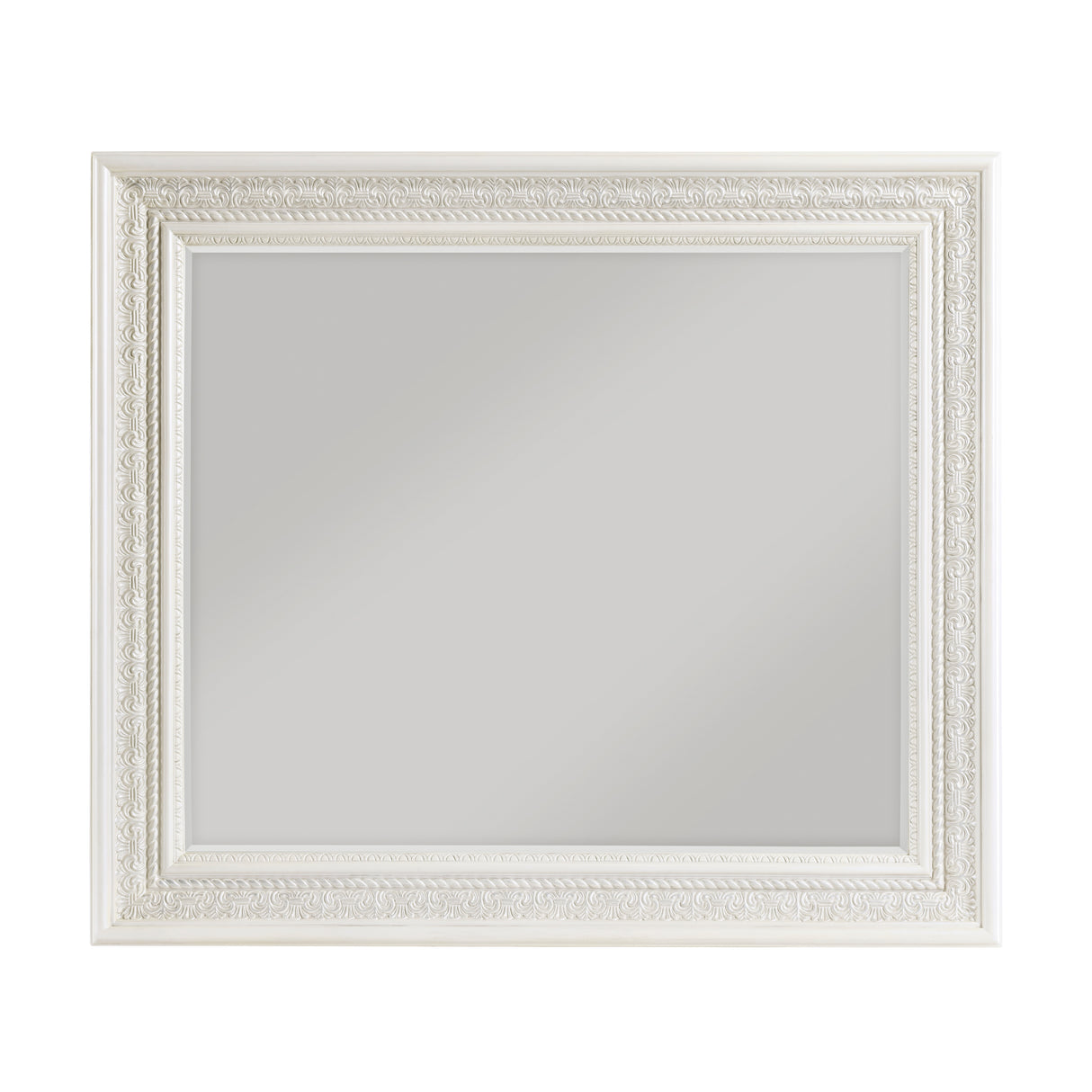 Theodora Pearl White Mirror (Mirror Only) from Homelegance - Luna Furniture