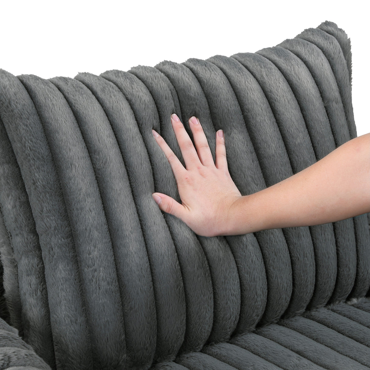 Tomball Dark Gray Oversized Chaise Lounge from Homelegance - Luna Furniture