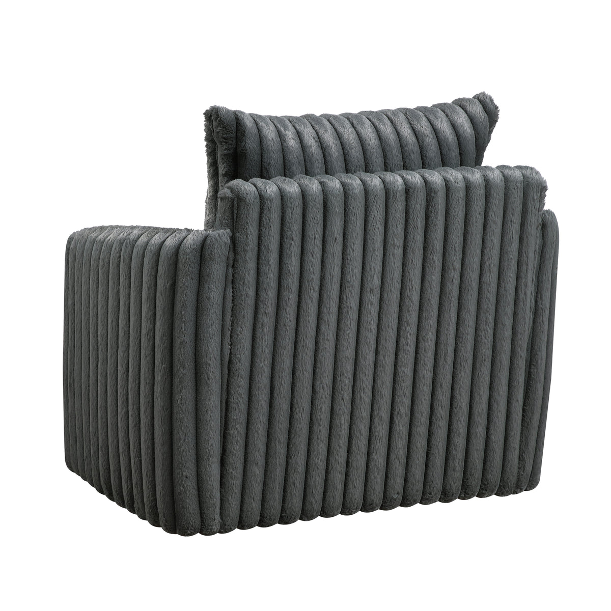 Tomball Dark Gray Swivel Chair from Homelegance - Luna Furniture