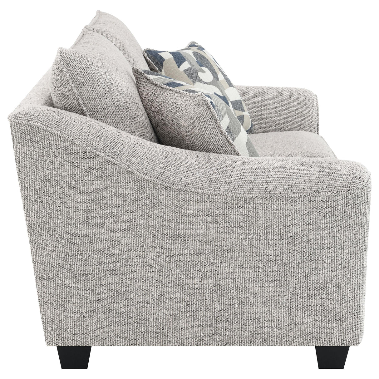 Tomkins Light Gray 2-Piece Boucle Upholstered Sofa Set from Coaster - Luna Furniture