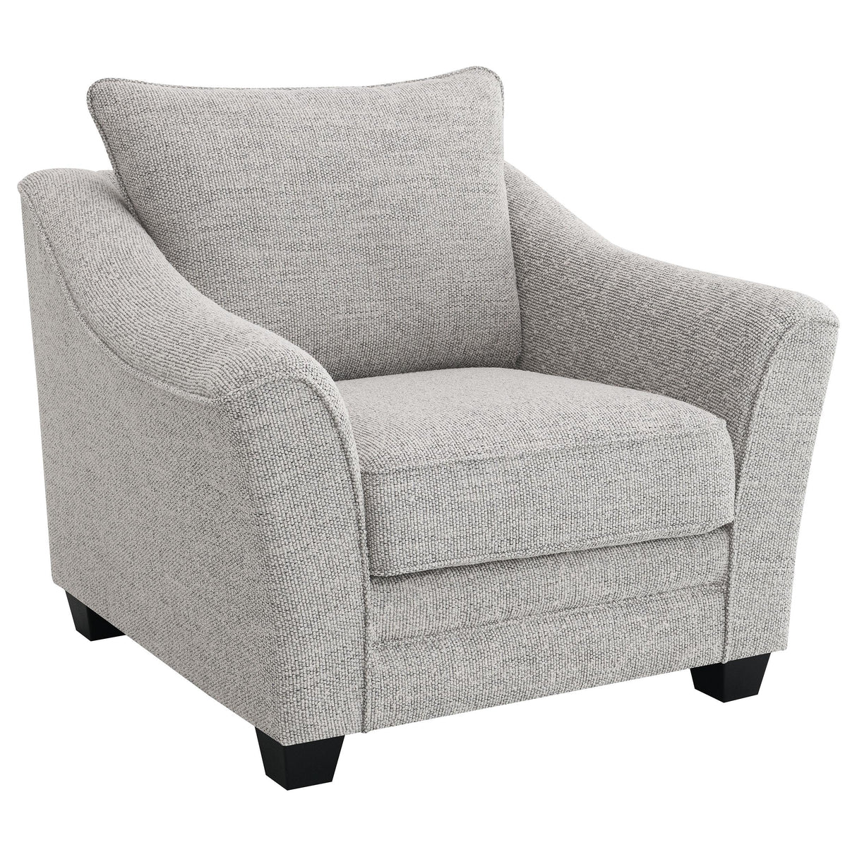 Tomkins Light Gray 3-Piece Boucle Upholstered Sofa Set from Coaster - Luna Furniture