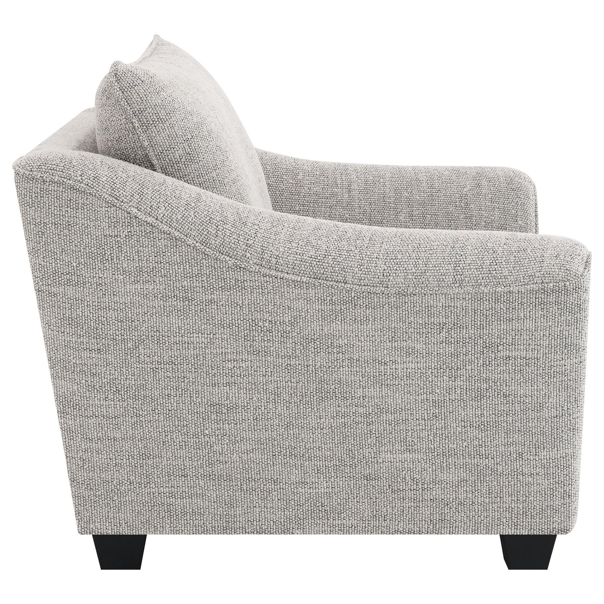 Tomkins Light Gray 3-Piece Boucle Upholstered Sofa Set from Coaster - Luna Furniture