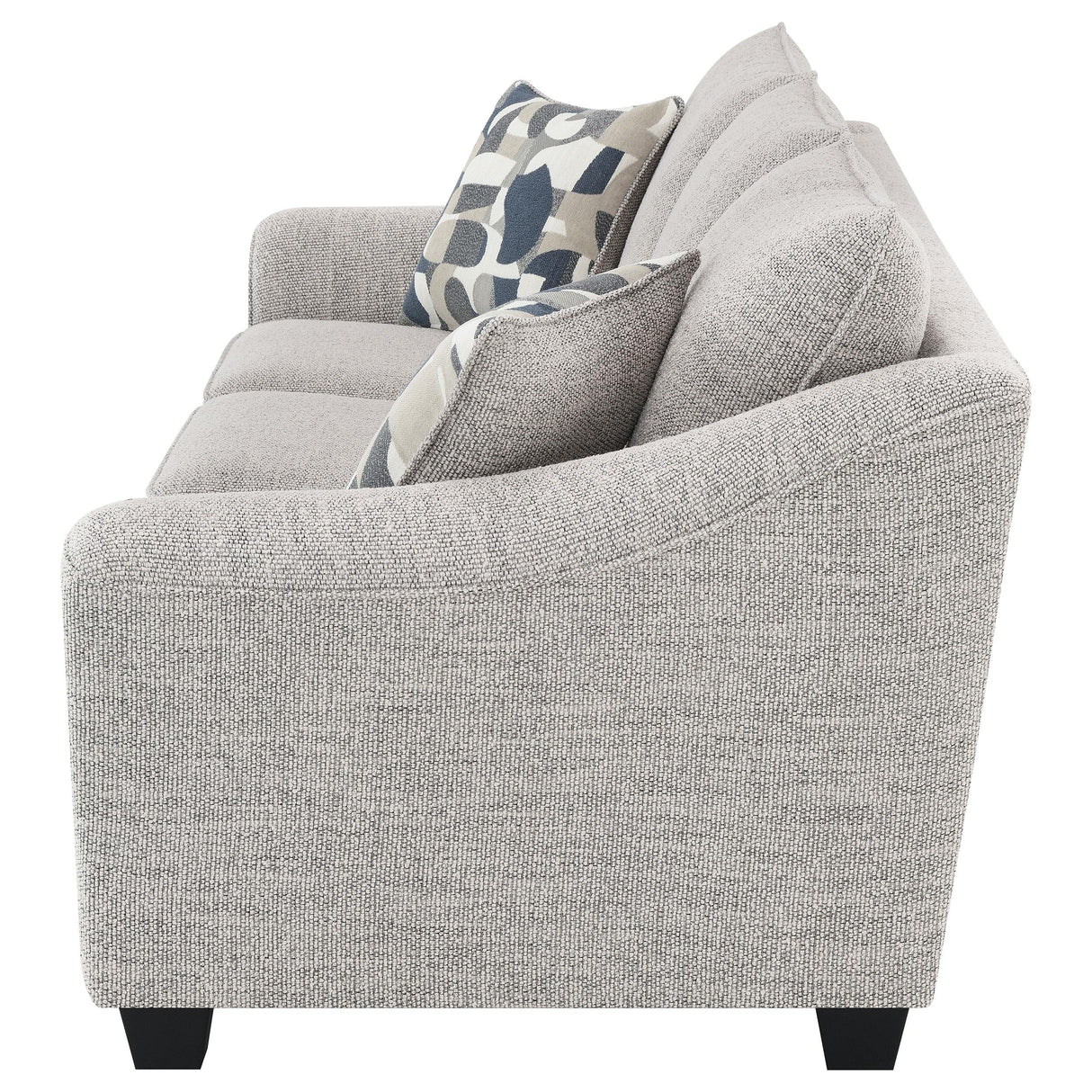 Tomkins Light Gray Boucle Upholstered Sofa from Coaster - Luna Furniture