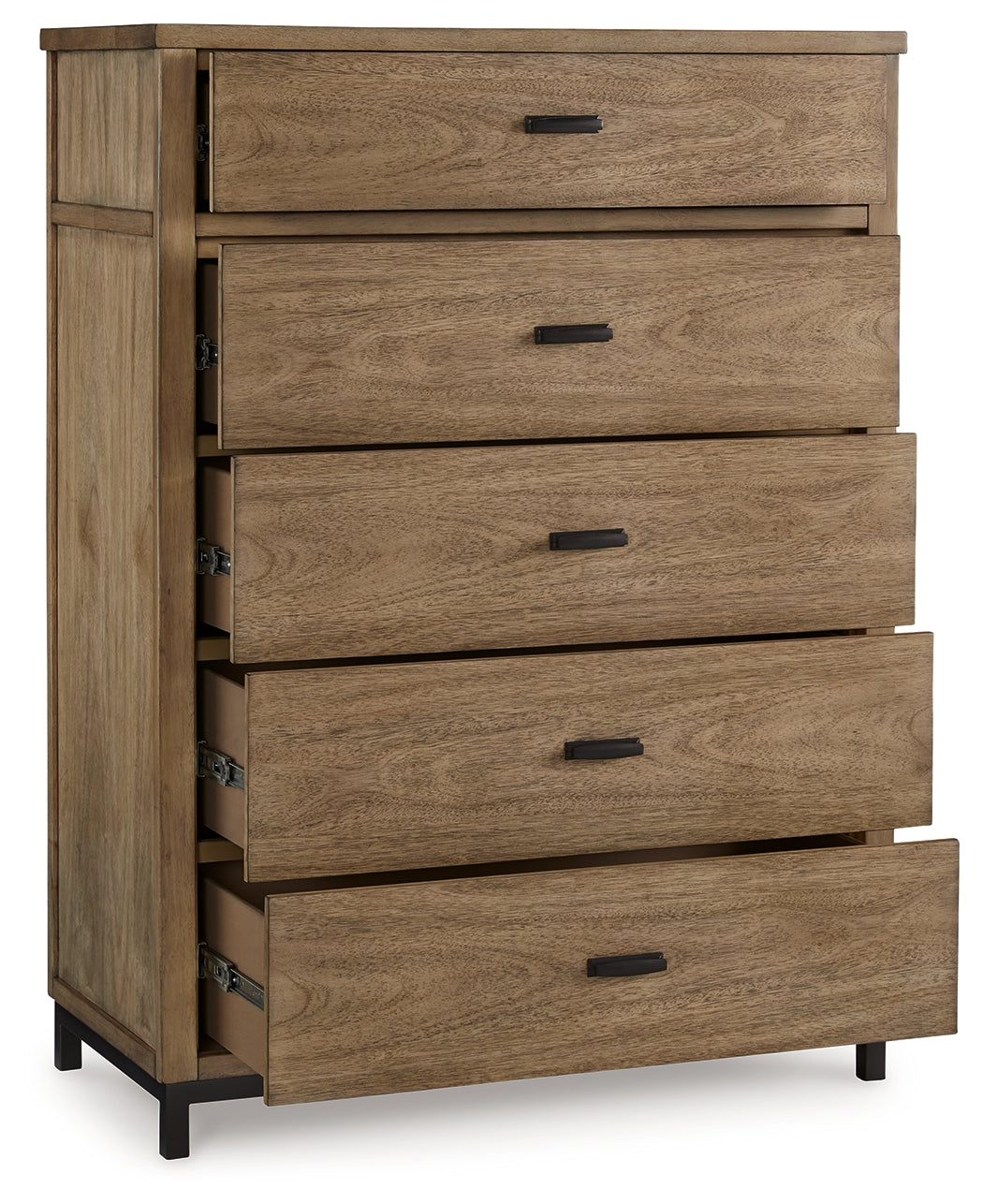 Tomtyn Light Brown Upholstered Platform Bedroom Set from Ashley Furniture - Luna Furniture