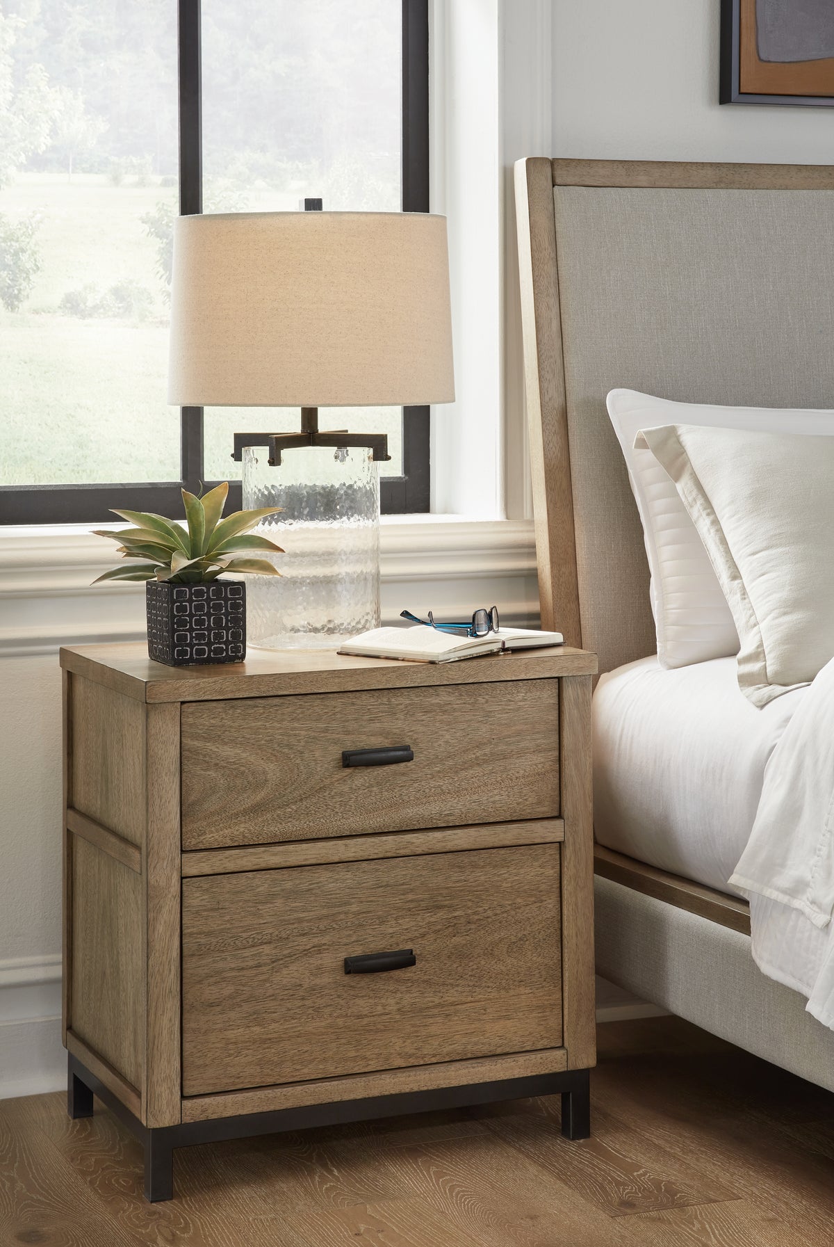 Tomtyn Light Brown Nightstand from Ashley Furniture - Luna Furniture