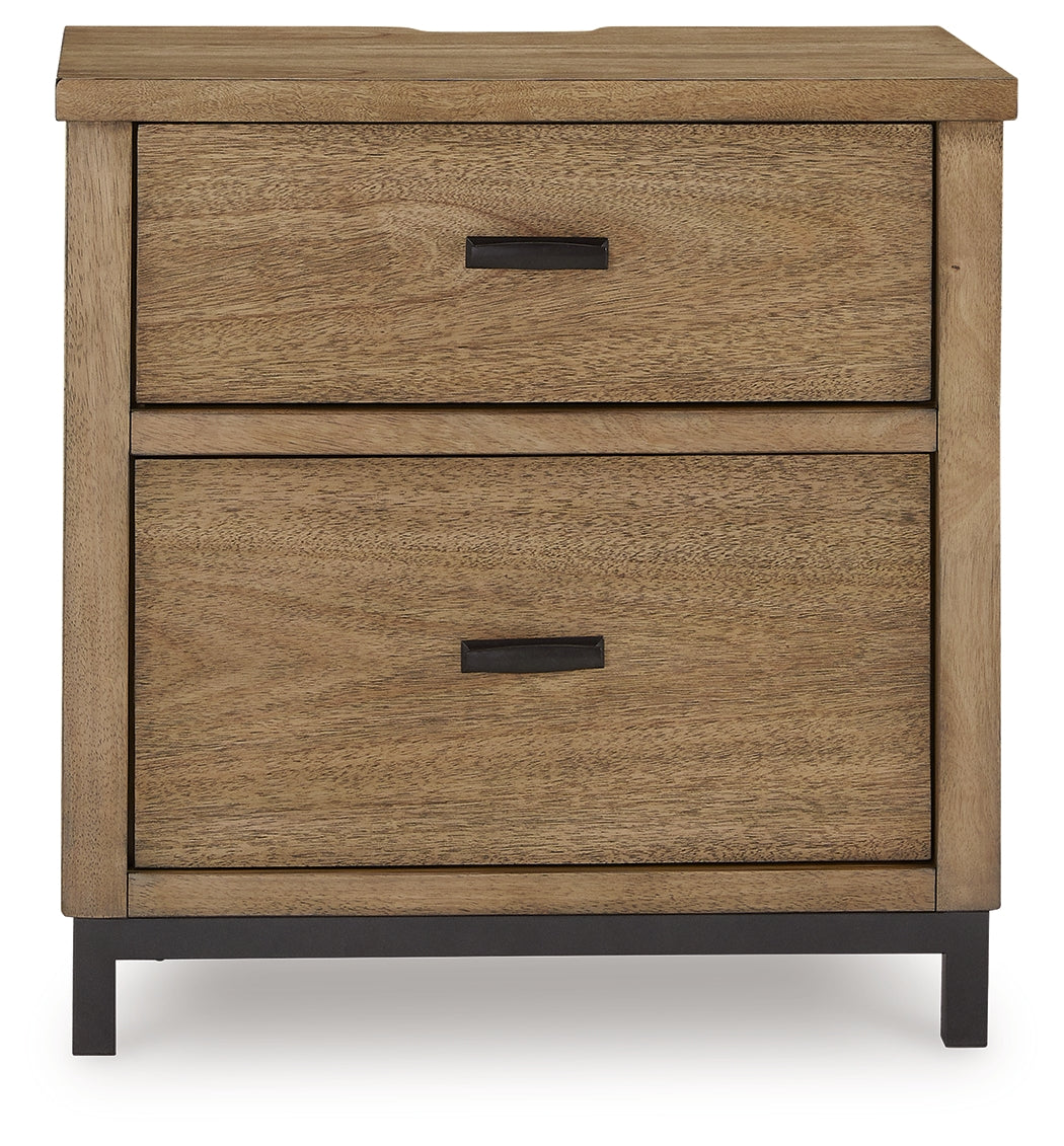 Tomtyn Light Brown Nightstand from Ashley Furniture - Luna Furniture