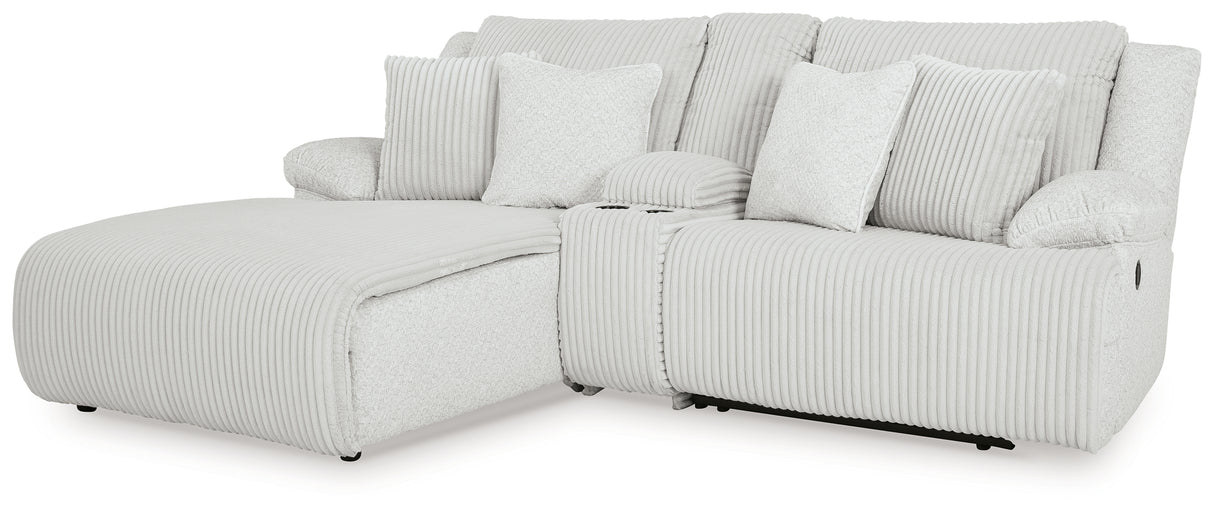 Top Tier Alloy 3-Piece LAF Chaise Reclining Sectional from Ashley - Luna Furniture