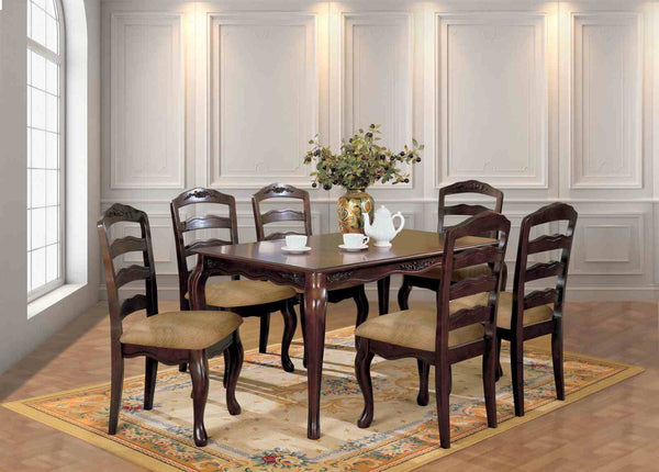 Townsville Dark Walnut 7-Piece Dining Room Set