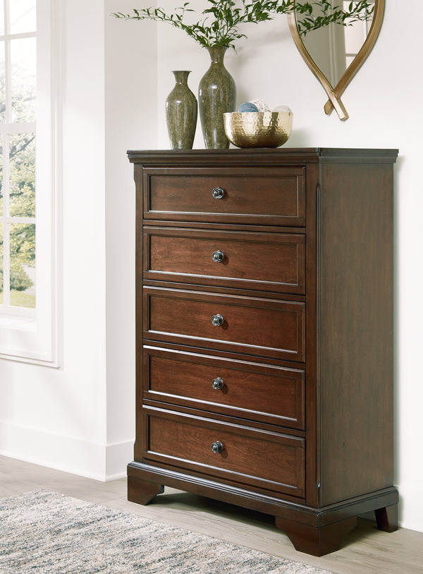 Trellington Brown Chest of Drawers