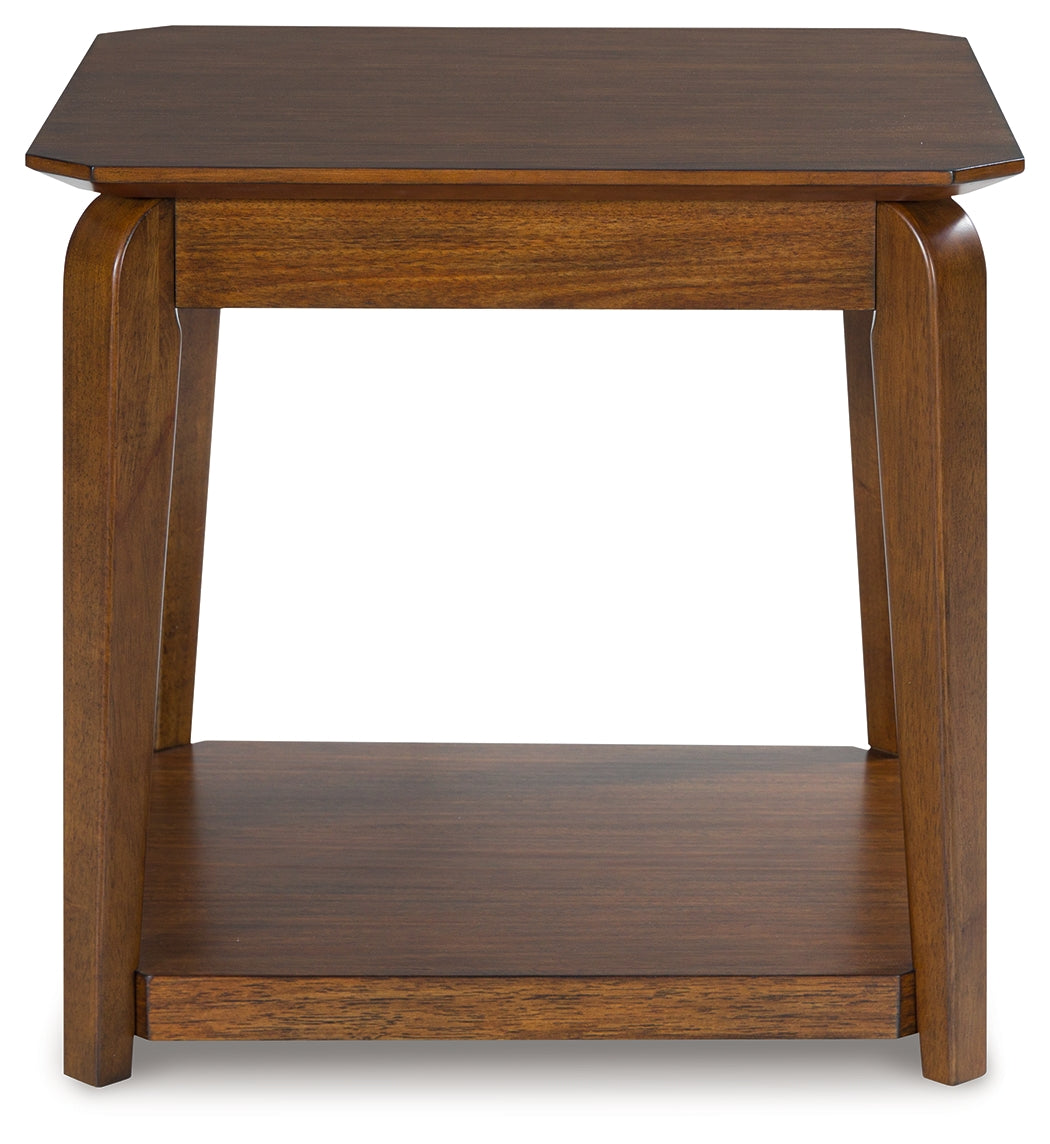 Trenmour Medium Brown End Table from Ashley - Luna Furniture