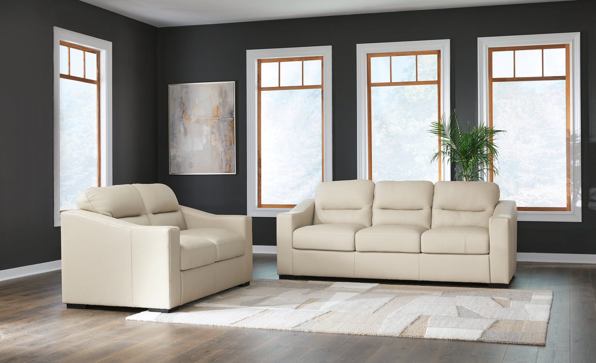 Tresure Trove Almond Sofa and Loveseat from Ashley - Luna Furniture