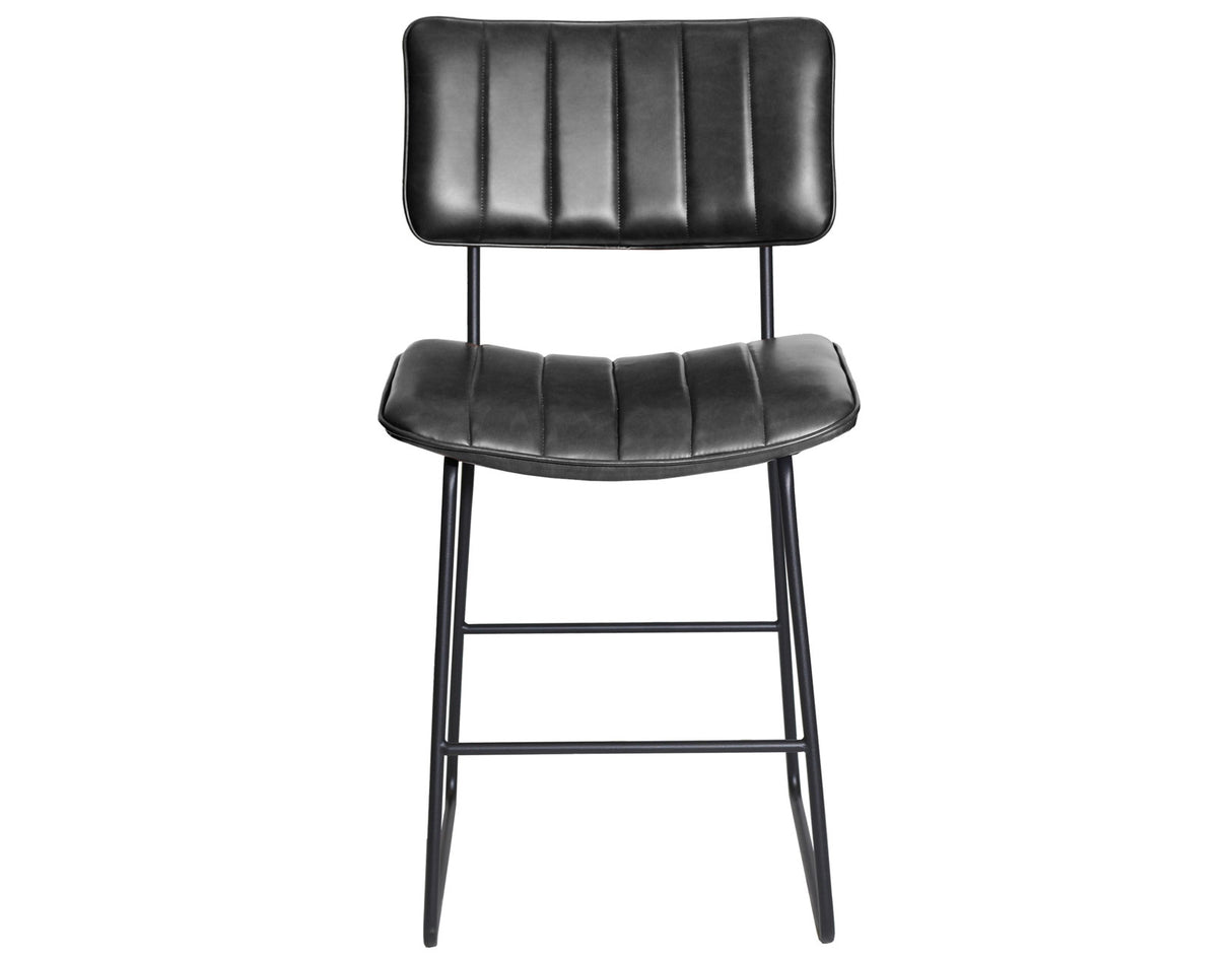 Tribeca Black 24″ Commercial Grade Counter Stool from Steve Silver - Luna Furniture