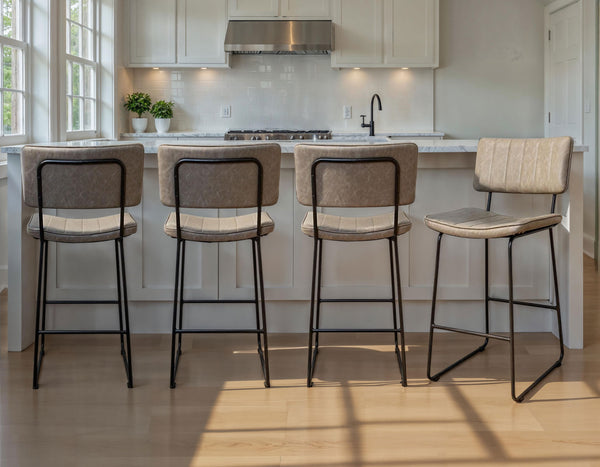 Tribeca Gray 30″ Commercial Grade Bar Stool