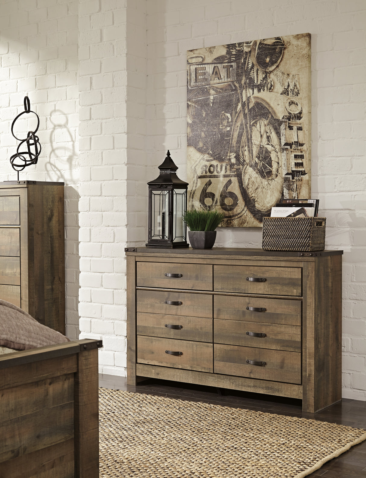 Trinell Twin Bookcase Bed, Dresser and 2 Nightstands from Ashley - Luna Furniture