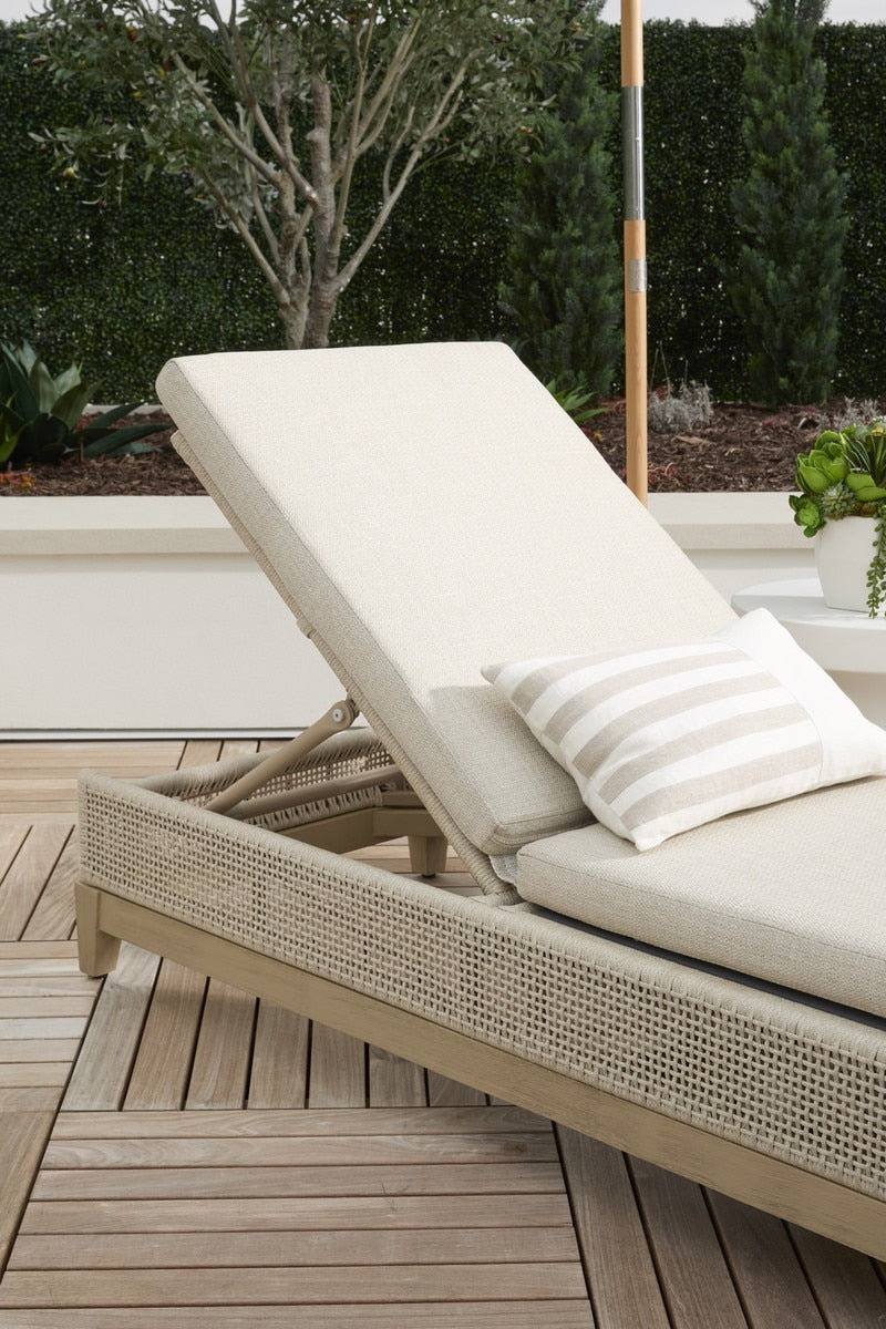 Tropez Outdoor Chaise Lounge from Essentials For Living - Luna Furniture