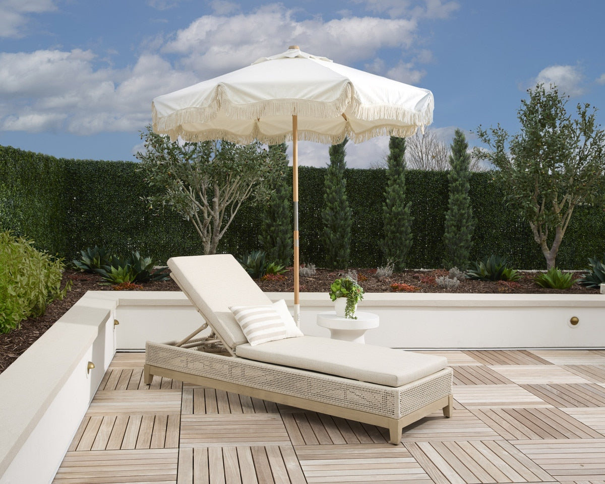 Tropez Outdoor Chaise Lounge from Essentials For Living - Luna Furniture