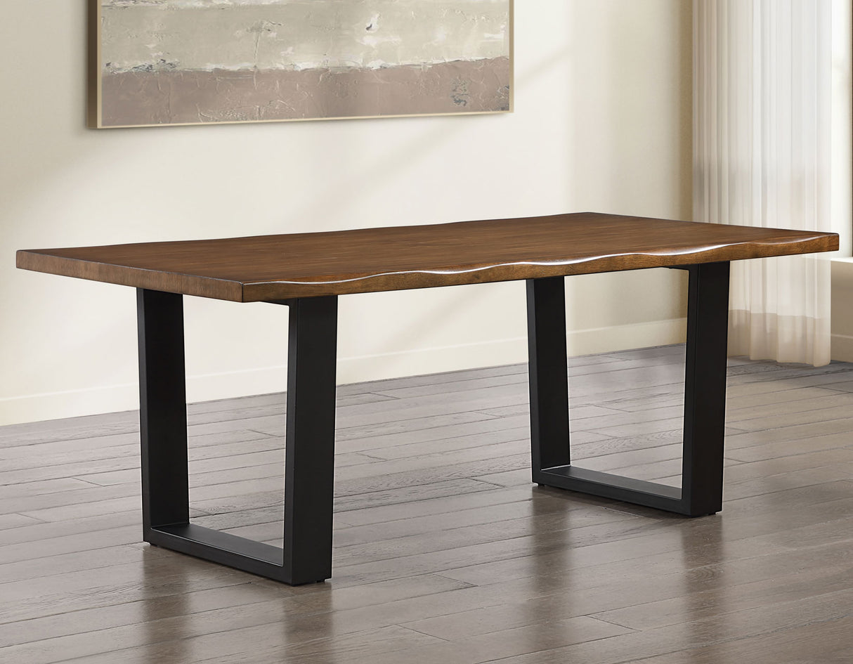 Tucson Mocha 5-Piece 78″ Dining Room Set from Steve Silver - Luna Furniture